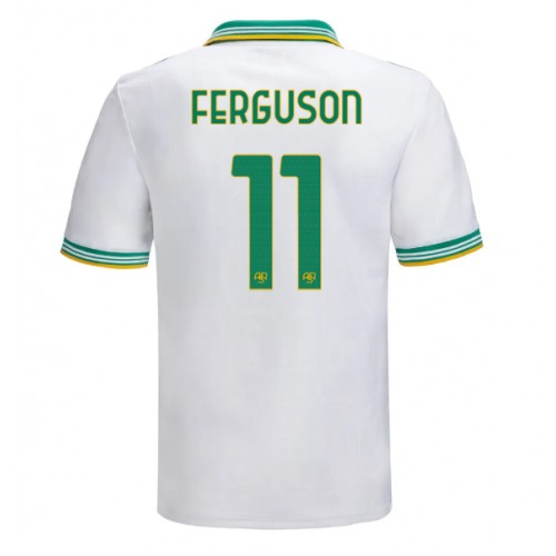 Lacne Muži Futbalové dres AS Roma Evan Ferguson #11 2025-26 Krátky Rukáv - Tretina